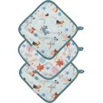 Debarbouillettes En Mousseline - Chiens Superheros Debarbouillettes En Mousseline - Chiens Superheros