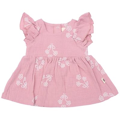 Robe A Volant - Bouquet 6-12m Robe A Volant - Bouquet 6-12m