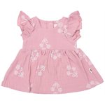 Robe A Volant - Bouquet 6-12m Robe A Volant - Bouquet 6-12m
