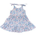 Robe A Bretelles - Floral Liberty (12-18 Mois)