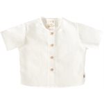 Short Sleeve Shirt - Off White (6-12 Months) Short Sleeve Shirt - Off White (6-12 Months)