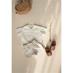 Short Sleeve Shirt - Off White (6-12 Months)