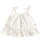 Camisole Peplum A Bretelles - Blanc Casse (2-3 Ans) Camisole Peplum A Bretelles - Blanc Casse (2-3 Ans)