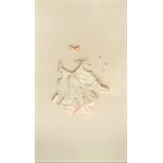 Peplum Camisole With Straps - Off-White (2-3 Years)