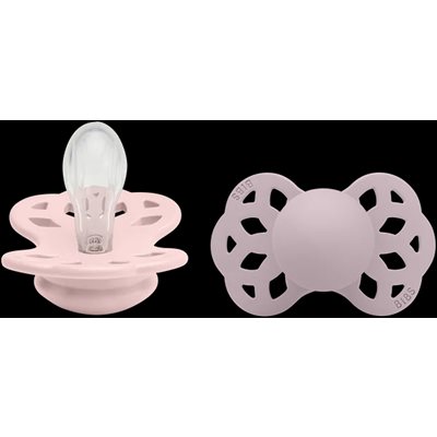 Suces Bibs Symmetrical Blossom / Dusky Lilas 0-6m Suces Bibs Symmetrical Blossom / Dusky Lilas 0-6m