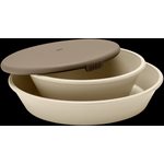 Ensemble D'assiette Plate Vanille
