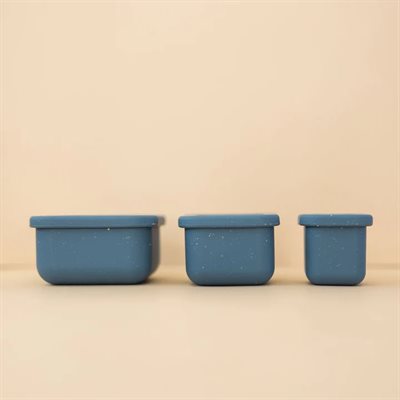 Set Of 3 Snack Bowls - Indigo Set Of 3 Snack Bowls - Indigo