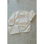 Bavette A Manches Longues Blanc Delicat Bavette A Manches Longues Blanc Delicat