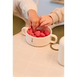 Bol Silicone Poignee Bleu Majestueu