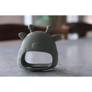 Mitaine Dentition Girafe Vert Tendre