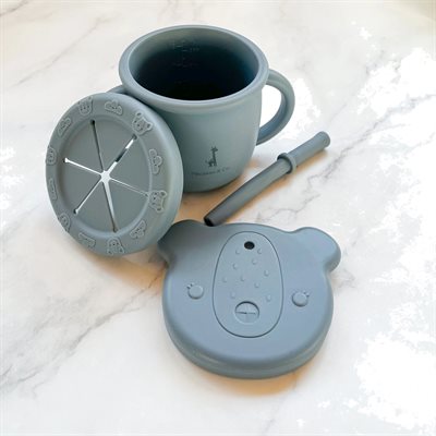 Tasse D Apprentissage 2 En 1 Bleu Majestueux Tasse D Apprentissage 2 En 1 Bleu Majestueux