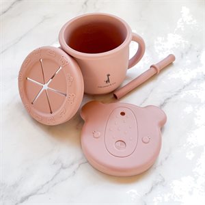 Tasse D Apprentissage 2 En 1 Mauve