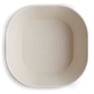 Square Dinnerware Bowl Set Of 2 (Ivory)