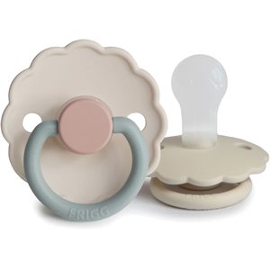 Frigg Daisy Silicone Baby Pacifier (Cotton Candy / Sandstone 0
