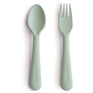 Dinnerware Fork And Spoon Set (Sage)