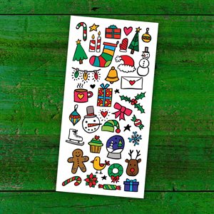 Tatouage Les Doodles De Noel