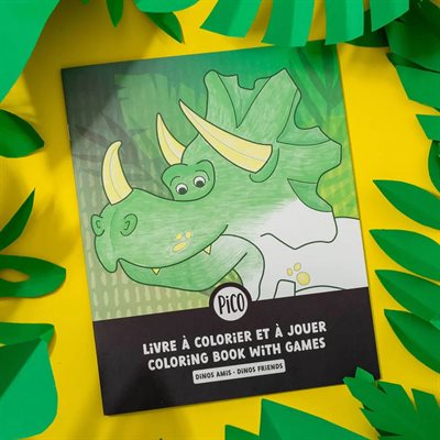Livre A Colorier Et A Jouer - Dino Amis