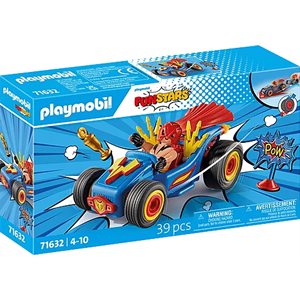 Lutteur Avec Auto De Course