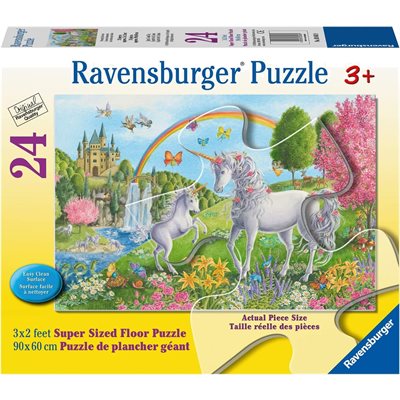 Puzzle Prancing Unicorns 24 Pcs Floor
