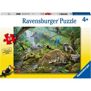 Rainforest Animals 60 Pc Puzzle