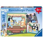 Puzzle Bluey Adventure 3x49 Pcs