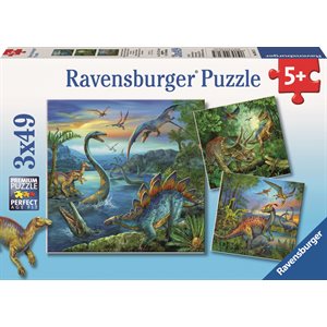 Casse-Tete Fascination De Dinosaures 3x49 M