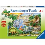 Puzzle Prehistoric Life 60 Pcs
