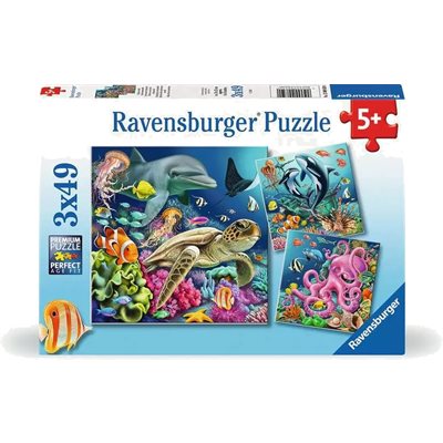 Puzzle Underwater 3x49 Pcs