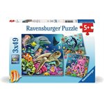 Puzzle Underwater 3x49 Pcs