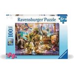 Puzzle Dinosaur Escape Xxl 100 Pcs
