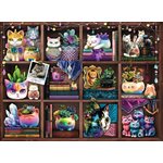 Casse-Tete Chats Cubes Et Succulentes 500 M