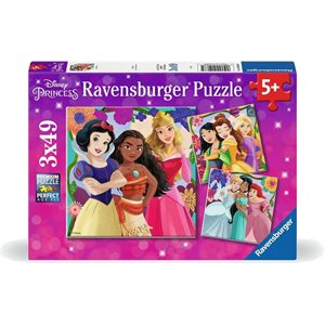 Puzzle Disney Princess 3x49 Pcs