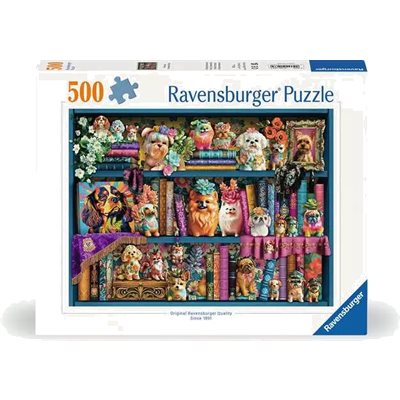 Puzzle Precious Porcelain Pups 500 Pcs