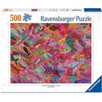 Puzzle Fish In Fuchsia 500 Pcs