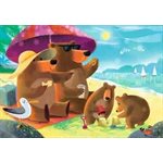 Puzzle Bear Family Vacations 2x24 Pcs