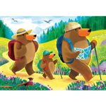 Puzzle Bear Family Vacations 2x24 Pcs