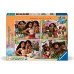 Puzzle Moana 2 Bumper Pack 4x100 Pcs