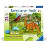 Casse-Tete De Plancher Amis Dinosaures 24 Mcx