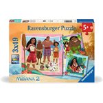 Puzzle Moana 2 Off To New Adventures 3x49 Pcs