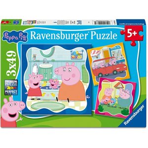 Puzzle Peppa Pig 3x49 Pcs