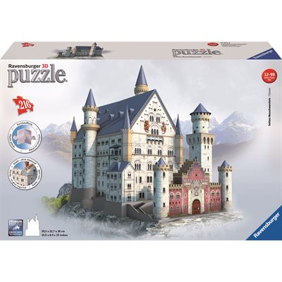 Casse-Tete Chateau De Neuschwanstein 216 Mcx 3d Casse-Tete Chateau De Neuschwanstein 216 Mcx 3d