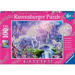 Unicorn Kingdom 100 Pc Glitter Puzzle