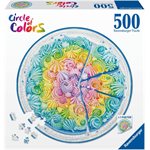 Rainbow Cake 500 Pc Round Puzzle