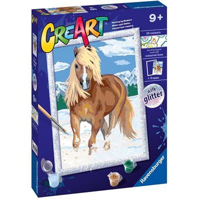 Creart: The Royal Horse W / Glitter 7x10 Creart: The Royal Horse W / Glitter 7x10