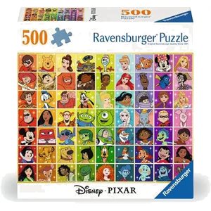 Disney & Pixar Color Palette 500 Pc Puzzle