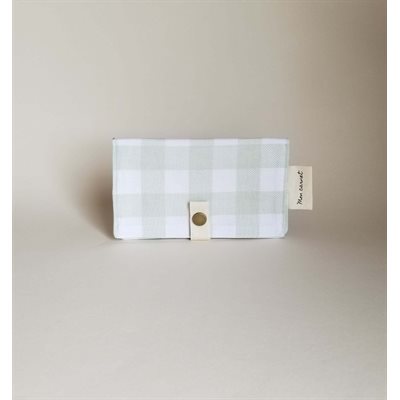 Carnet Carreaux Sauge