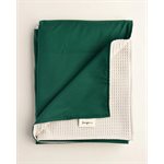 Couverture 100% Coton Double Vert Boreal