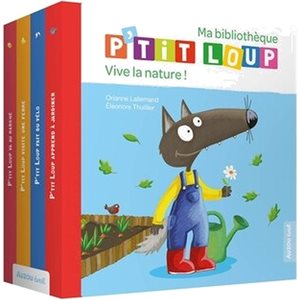 Ma Bibliotheque P'tit Loup: Vive La Nature! Coffret No.4