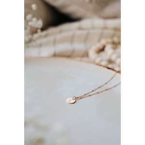 Chaine Fleur Naissance Or Juin