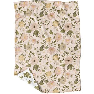 Couverture Fleurs Roses 80cm X 100cm